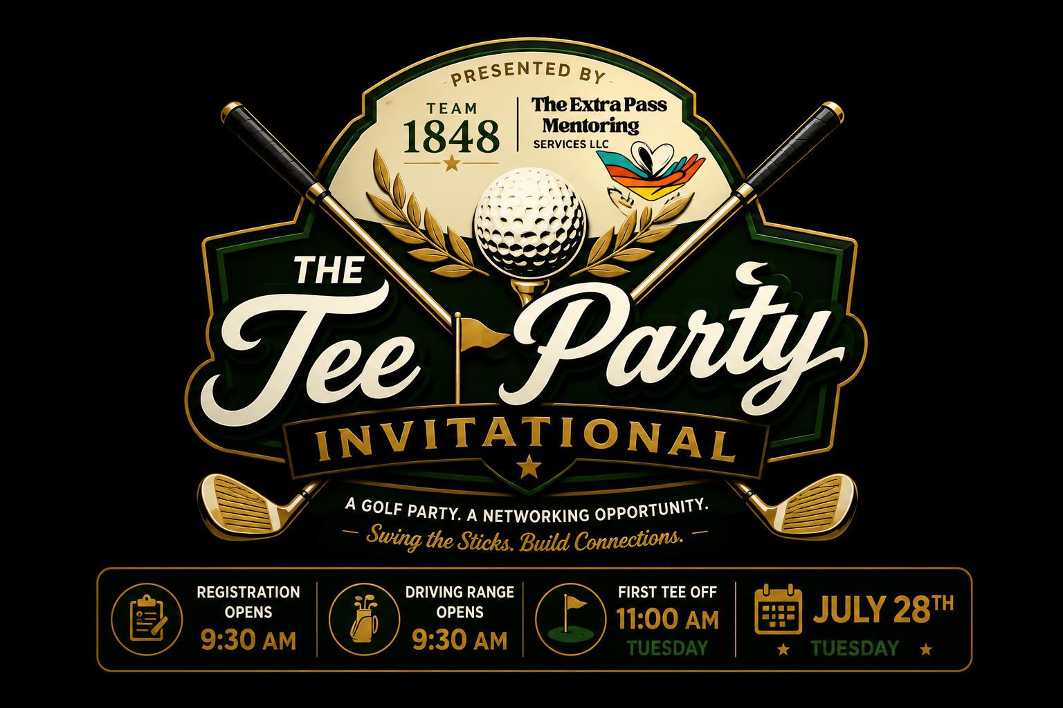 The Tee Party Invitational crest